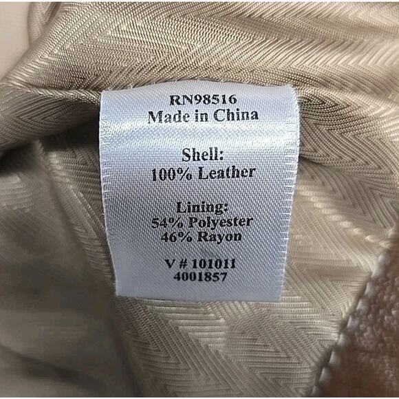 Coldwater Creek Womens Soft Leather Chocolate Brown Moto Vest Sz M Western Boho - Picture 6 of 8